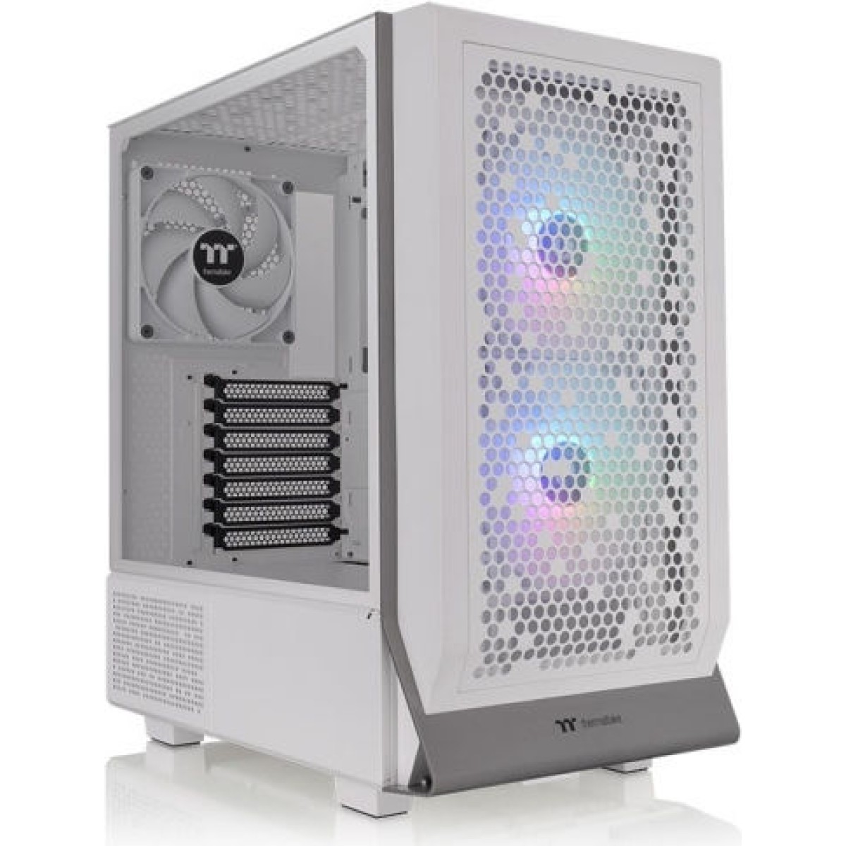 Thermaltake Ceres 300 TG Gaming Midi Tower Κουτί Υπολογιστή με Πλαϊνό Παράθυρο και RGB Φωτισμό Λευκό