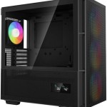Deepcool CH560 Digital Gaming Midi Tower Κουτί Υπολογιστή με Πλαϊνό Παράθυρο και RGB Φωτισμό Μαύρο