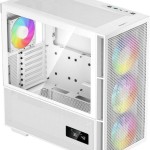Deepcool CH560 Digital Gaming Midi Tower Κουτί Υπολογιστή με Πλαϊνό Παράθυρο και RGB Φωτισμό Λευκό