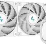 Deepcool LE520 Υδρόψυξη Επεξεργαστή Διπλού Ανεμιστήρα 120mm για Socket AM4/AM5/1700/1200/115x με ARGB Φωτισμό Λευκή