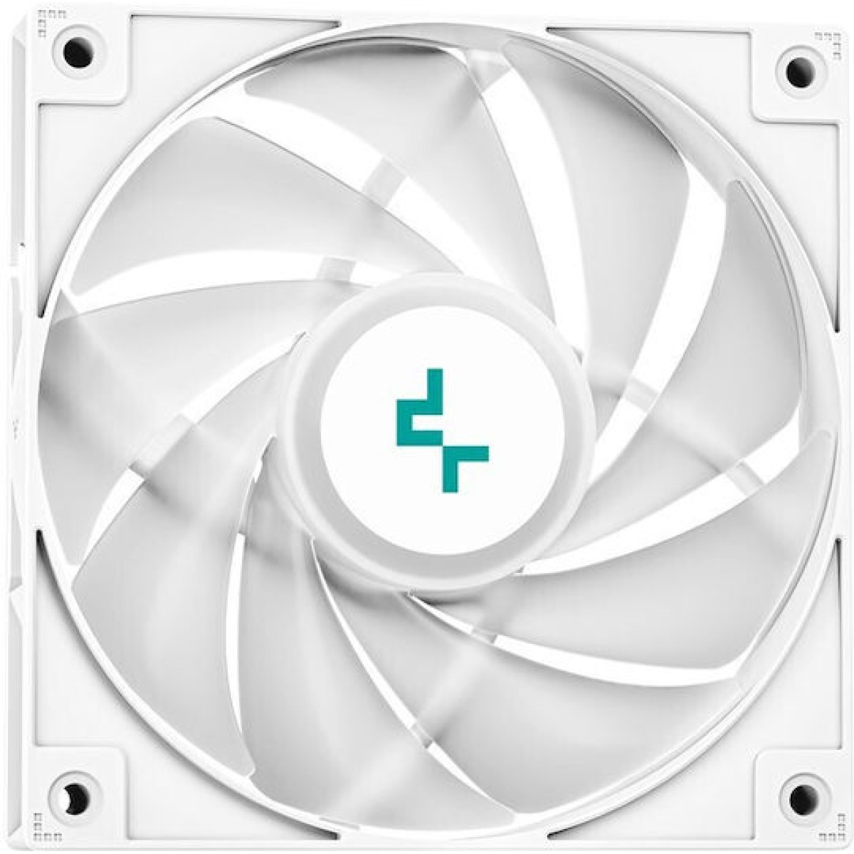 Deepcool LE520 Υδρόψυξη Επεξεργαστή Διπλού Ανεμιστήρα 120mm για Socket AM4/AM5/1700/1200/115x με ARGB Φωτισμό Λευκή