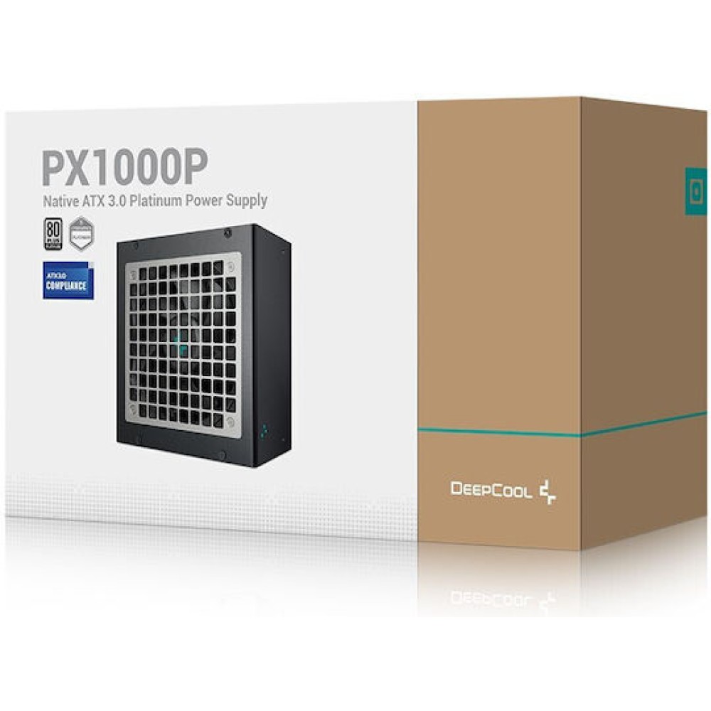 Deepcool PX1000P 1000W Μαύρο Τροφοδοτικό Υπολογιστή Full Modular 80 Plus Platinum