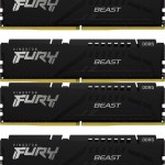 Kingston Fury Beast DDR5 64GB RAM με 4x16GB Modules και Ταχύτητα 5200 για Desktop