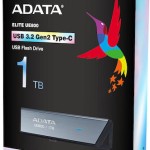 Adata Elite Ue800 1.0TB USB 3.2 Stick με σύνδεση USB-C Γκρι