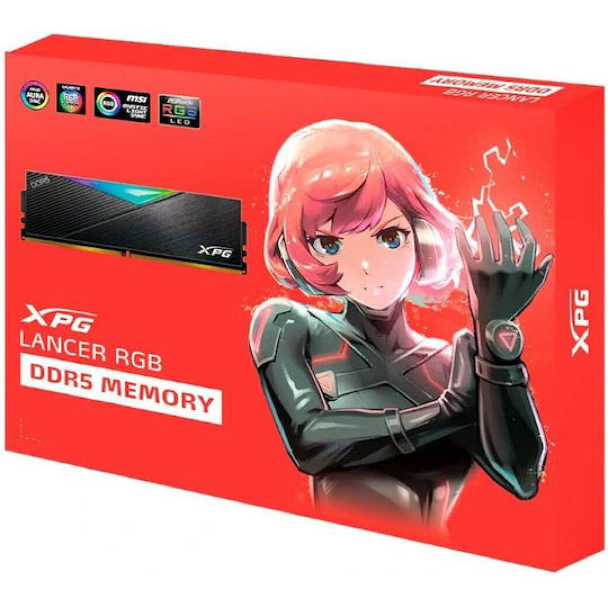 Adata XPG Lancer DDR5 64GB RAM με 2x32GB Modules και Ταχύτητα 6400 για Desktop