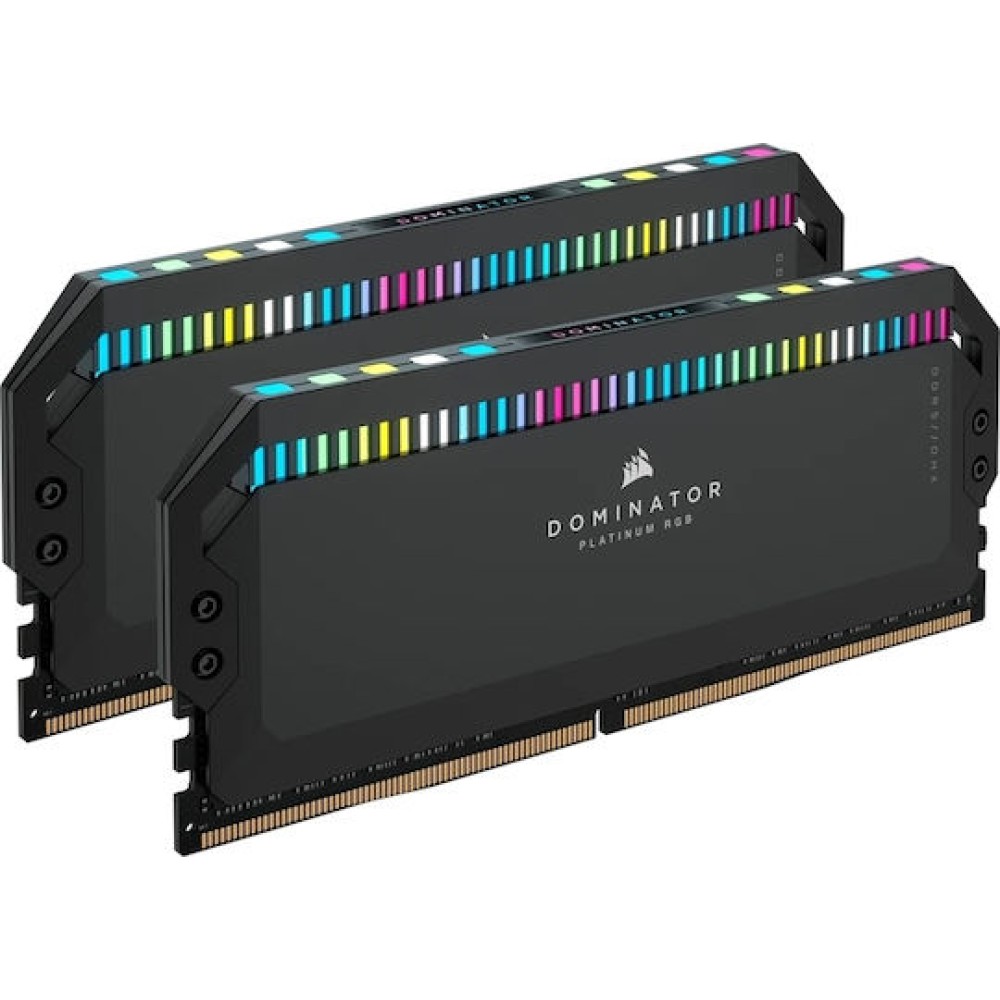 Corsair Dominator Platinum RGB DDR5 32GB RAM με 2x16GB Modules και Ταχύτητα 6000 για Desktop