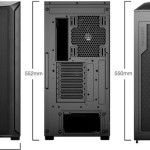 Be Quiet Shadow Base 800 Gaming Full Tower Κουτί Υπολογιστή με Πλαϊνό Παράθυρο Μαύρο