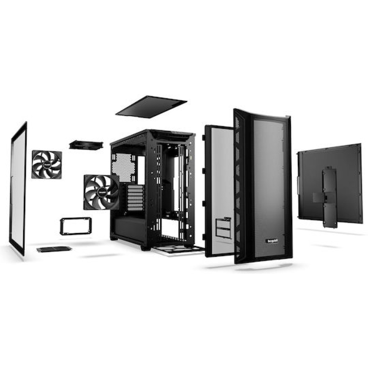 Be Quiet Shadow Base 800 Gaming Full Tower Κουτί Υπολογιστή με Πλαϊνό Παράθυρο Μαύρο