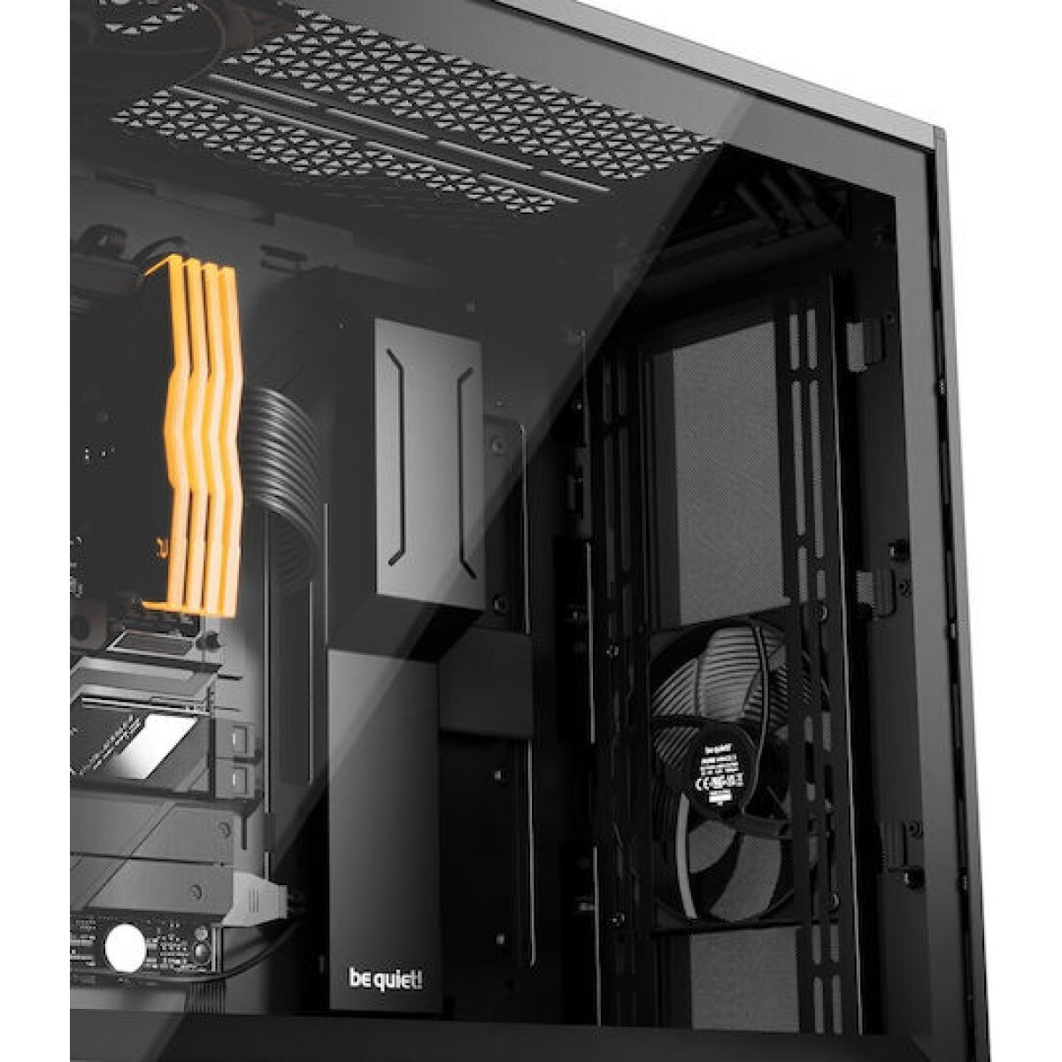 Be Quiet Shadow Base 800 DX Gaming Midi Tower Κουτί Υπολογιστή με Πλαϊνό Παράθυρο και RGB Φωτισμό Μαύρο
