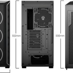 Be Quiet Shadow Base 800 FX Gaming Midi Tower Κουτί Υπολογιστή με Πλαϊνό Παράθυρο και RGB Φωτισμό Μαύρο