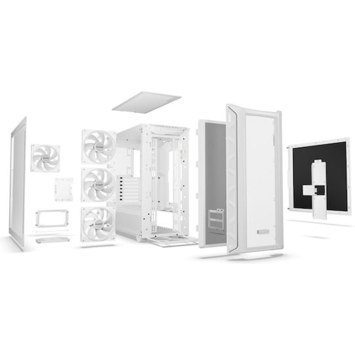 Be Quiet Shadow Base 800 FX Gaming Midi Tower Κουτί Υπολογιστή με Πλαϊνό Παράθυρο και RGB Φωτισμό Λευκό