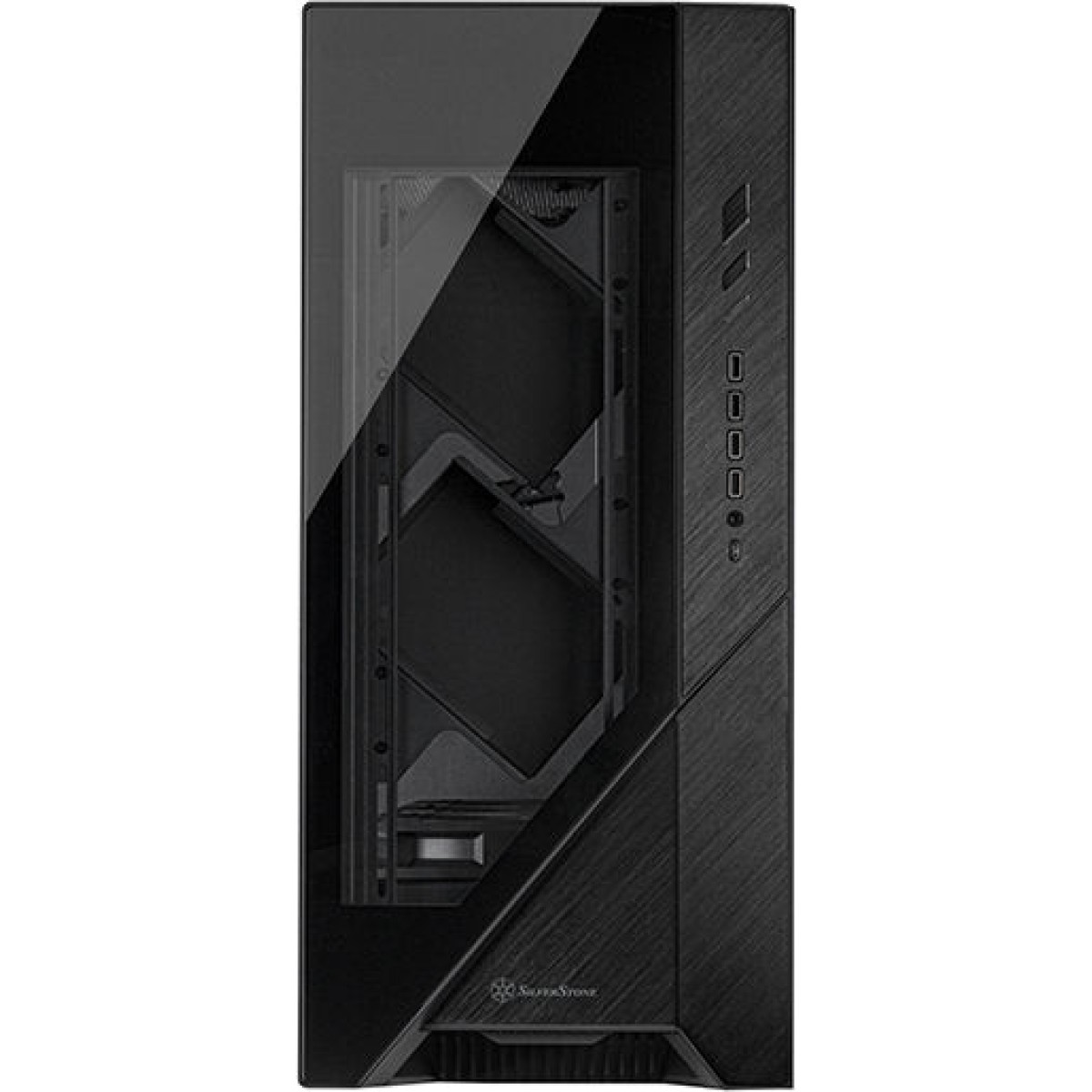 Silverstone Alta F2 Full Tower Κουτί Υπολογιστή Μαύρο