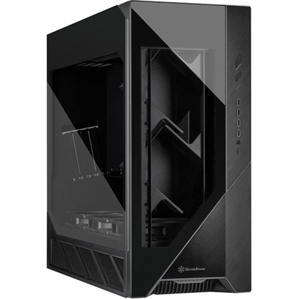 Silverstone Alta F2 Full Tower Κουτί Υπολογιστή Μαύρο