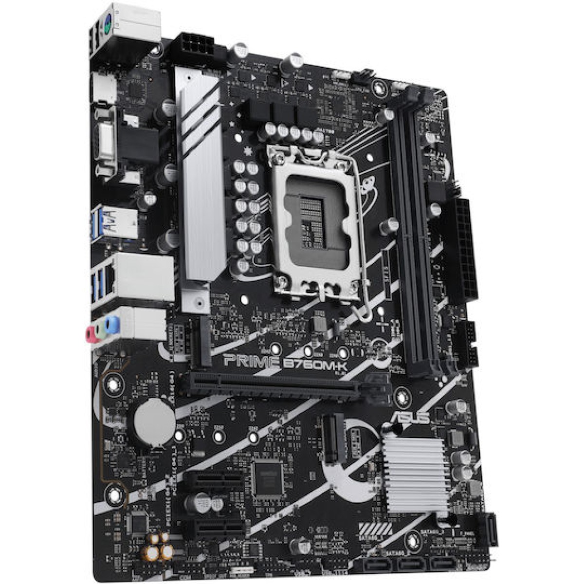 Asus PRIME B760M-K Motherboard Micro ATX με Intel 1700 Socket 90MB1FI0-M0EAY0