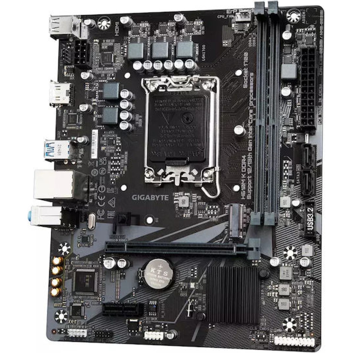 Gigabyte H610M K DDR4 rev. 1.0 Motherboard Micro ATX με Intel 1700 Socket