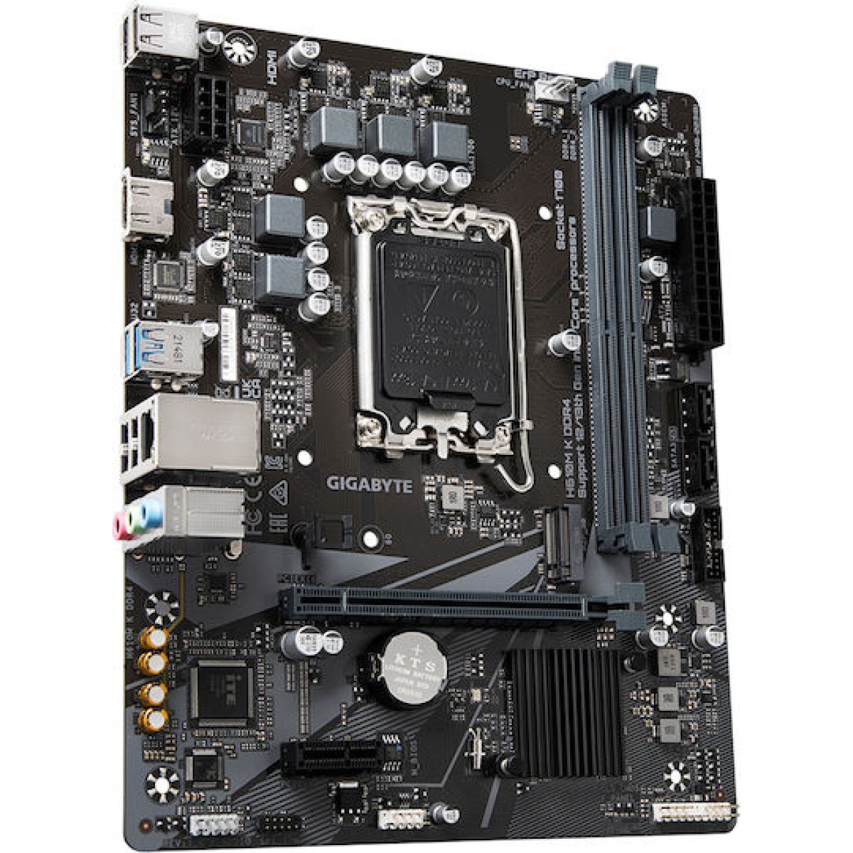 Gigabyte H610M K DDR4 rev. 1.0 Motherboard Micro ATX με Intel 1700 Socket