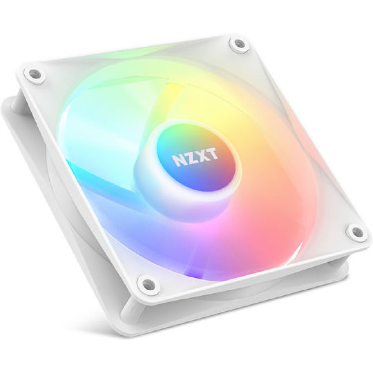 NZXT F120 RGB Core Case Fan με Σύνδεση 4-Pin PWM Λευκό