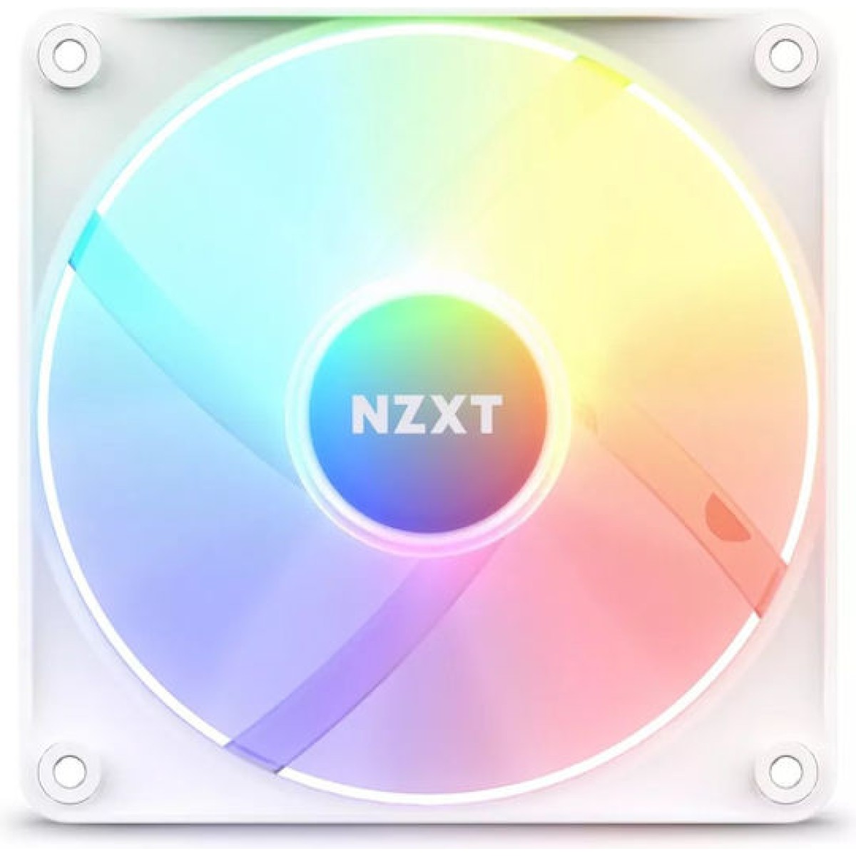 NZXT F120 RGB Core Case Fan με Σύνδεση 4-Pin PWM Λευκό