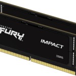 Kingston Fury Impact DDR5 32GB RAM με 2x16GB Modules και Ταχύτητα 6000 για Desktop