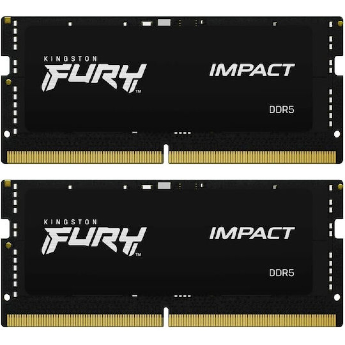 Kingston Fury Impact DDR5 32GB RAM με 2x16GB Modules και Ταχύτητα 6400 για Laptop