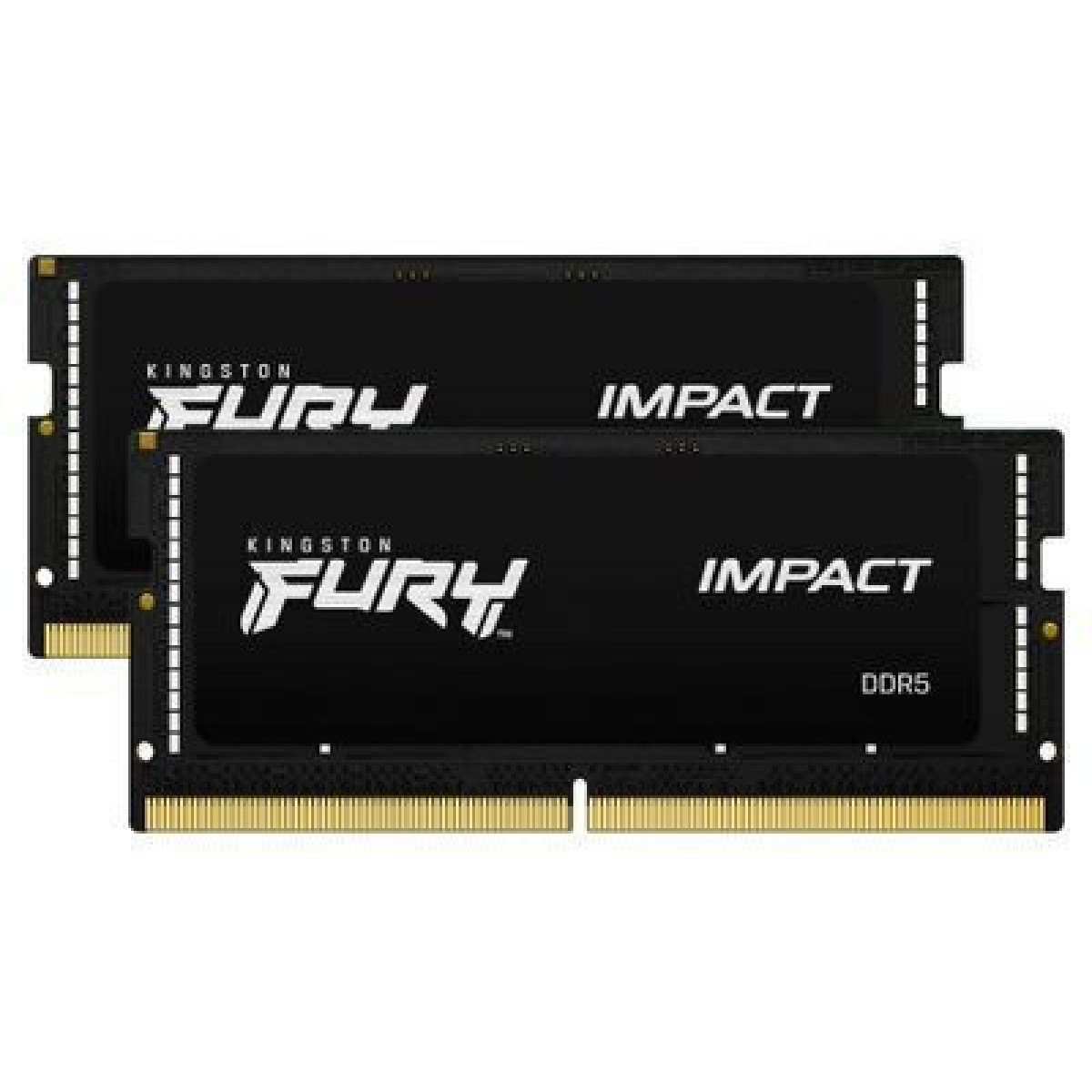 Kingston Fury Impact DDR5 32GB RAM με 2x16GB Modules και Ταχύτητα 6400 για Laptop