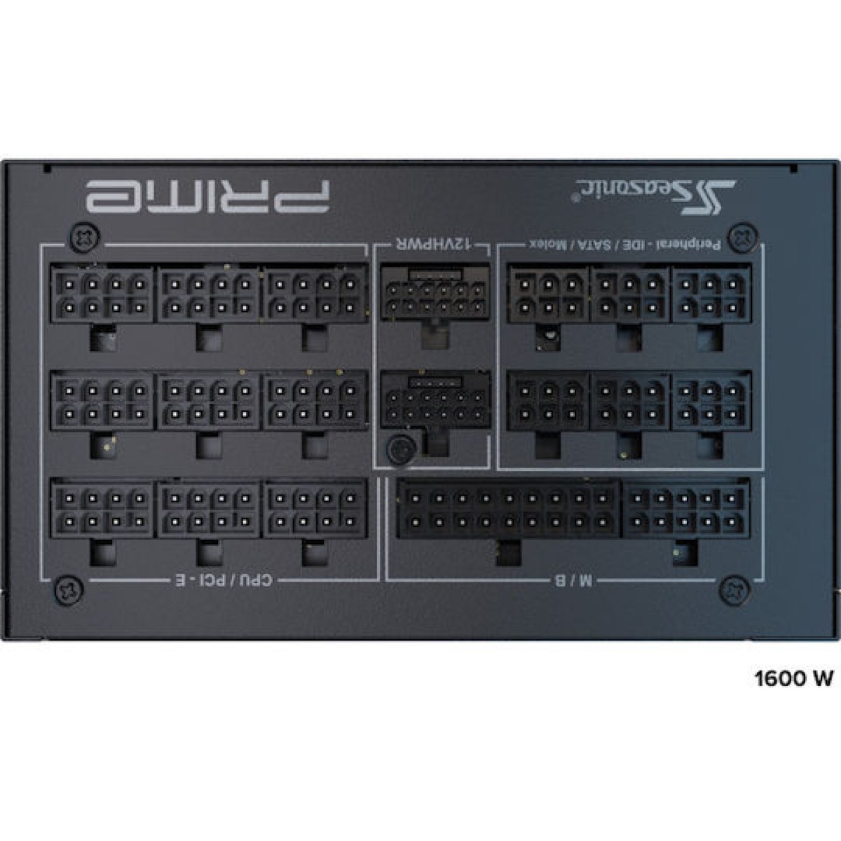 Seasonic Prime PX ΑΤΧ 3.0 1600W Μαύρο Τροφοδοτικό Υπολογιστή Full Modular 80 Plus Platinum