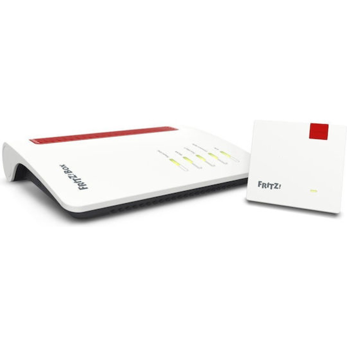 AVM FRITZ!Box 7530 AX & Fritz!Repeater 1200 AX VDSL2 Ασύρματο Modem Router Wi‑Fi 6 με 4 Θύρες Gigabit Ethernet