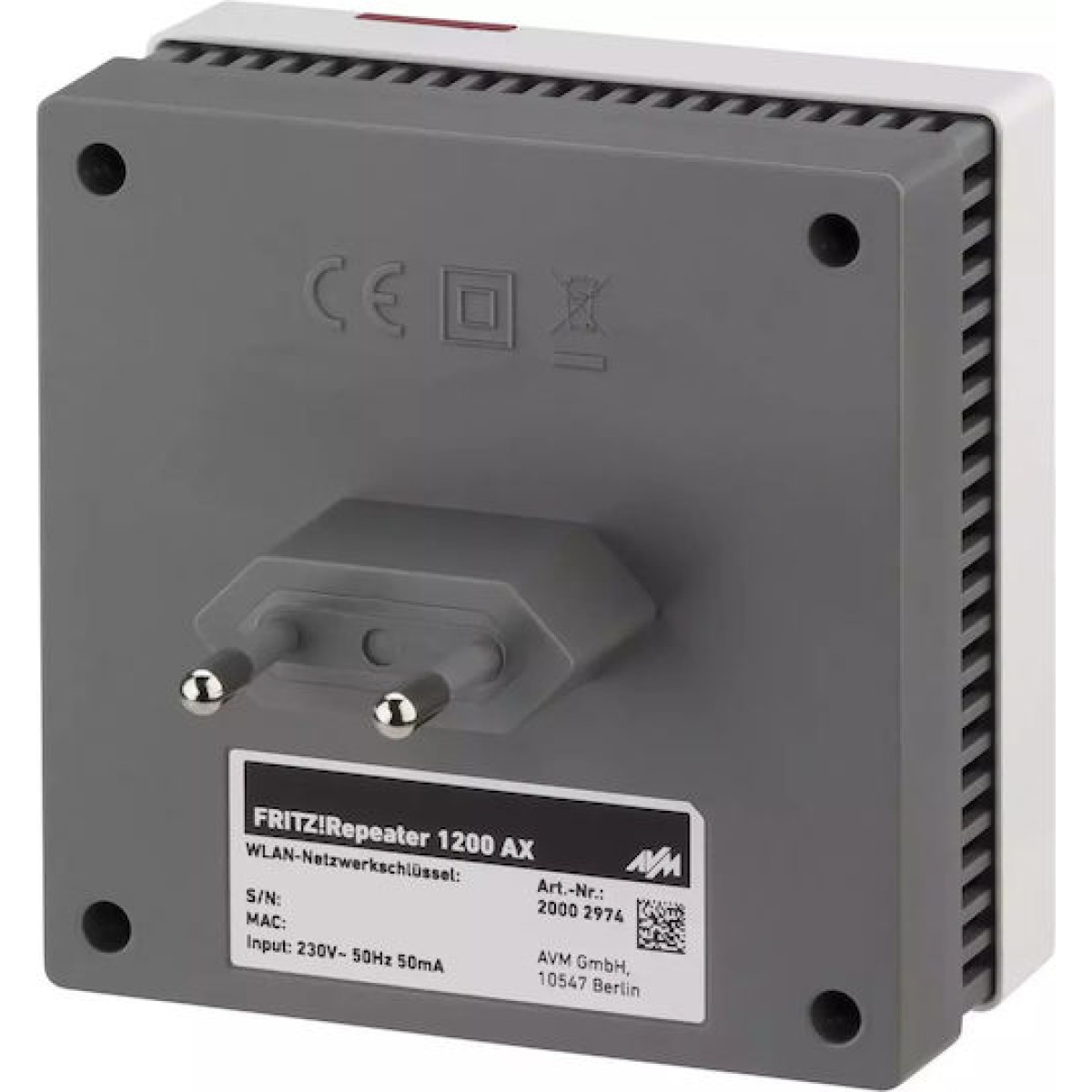 AVM FRITZ!Box 7530 AX & Fritz!Repeater 1200 AX VDSL2 Ασύρματο Modem Router Wi‑Fi 6 με 4 Θύρες Gigabit Ethernet