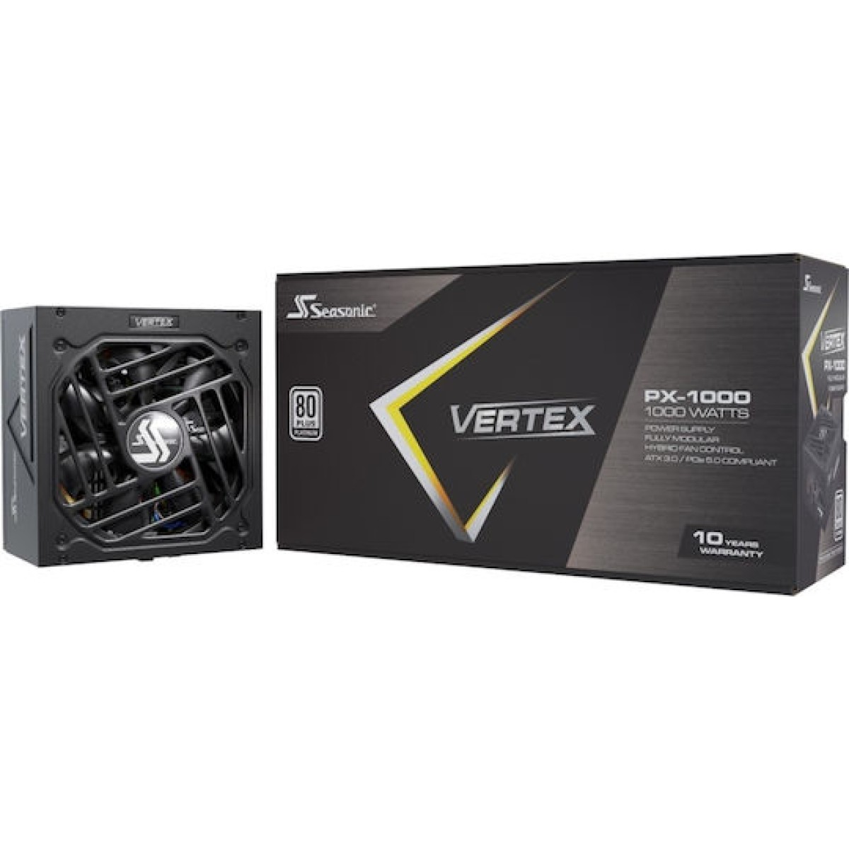 Seasonic VERTEX PX 1000W Μαύρο Τροφοδοτικό Υπολογιστή Full Modular 80 Plus Platinum