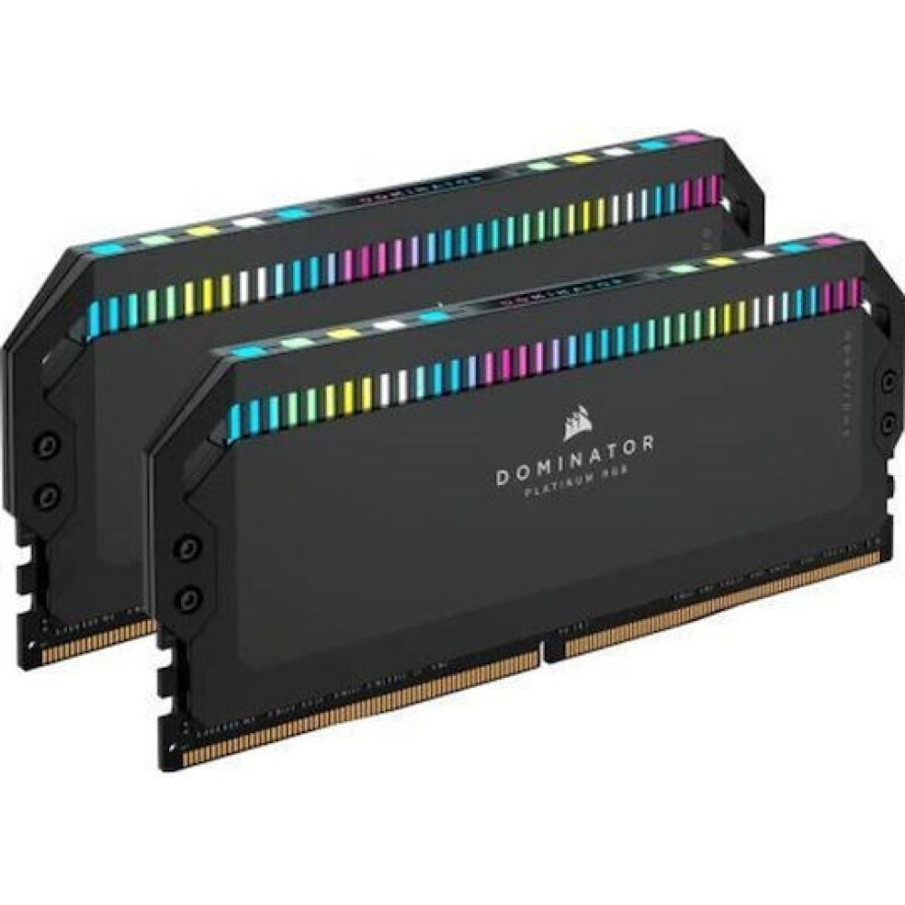 Corsair Dominator Platinum RGB DDR5 64GB RAM με 2x32GB Modules και Ταχύτητα 6800 για Desktop