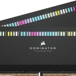 Corsair Dominator Platinum RGB DDR5 64GB RAM με 2x32GB Modules και Ταχύτητα 6800 για Desktop