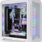 Thermaltake CTE C700 Air Snow Gaming Midi Tower Κουτί Υπολογιστή με Πλαϊνό Παράθυρο και RGB Φωτισμό Λευκό