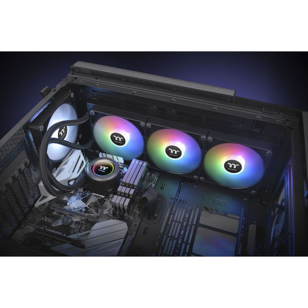 Thermaltake TH420 V2 ARGB Sync (v2) Υδρόψυξη Επεξεργαστή Τριπλού Ανεμιστήρα 140mm για Socket AM4/AM5/1700/1200/115x