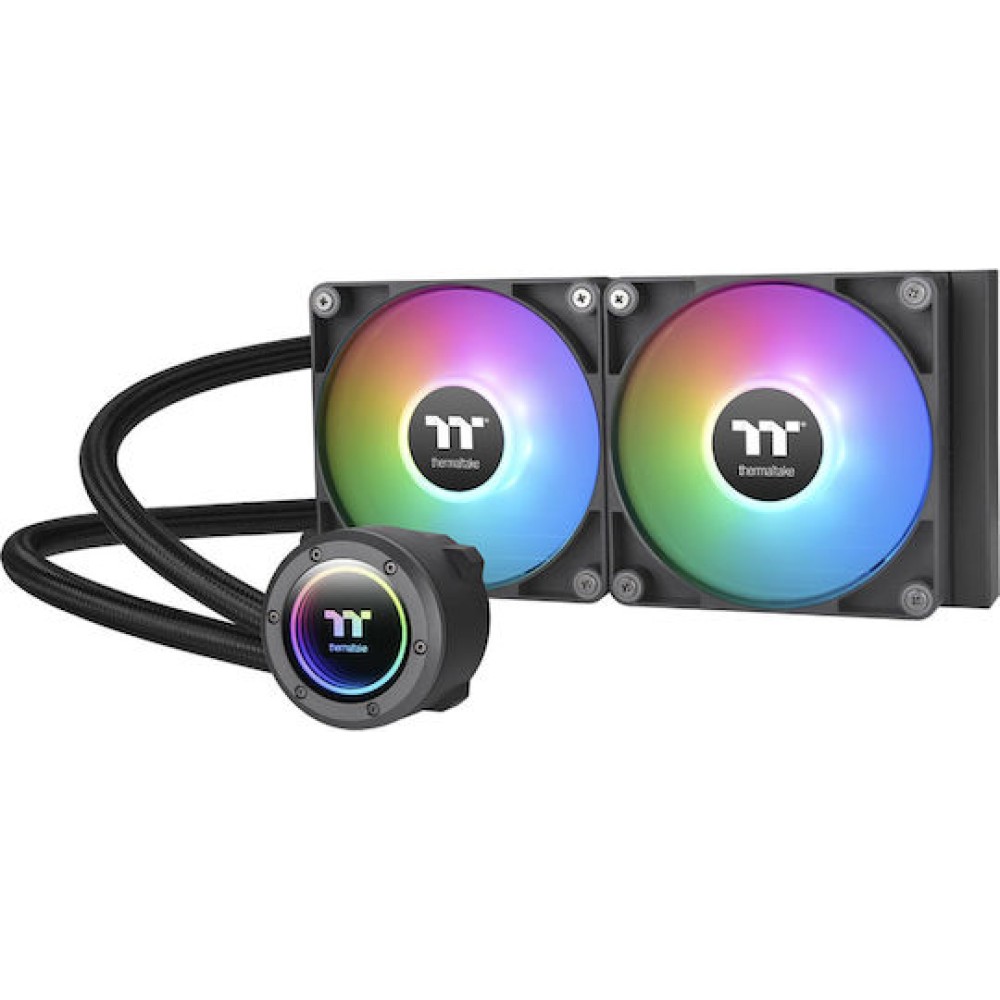 Thermaltake TH240 V2 ARGB Sync (v2) Υδρόψυξη Επεξεργαστή Διπλού Ανεμιστήρα 120mm για Socket 1200