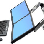 Ergotron LX Βάση Γραφείου για 2 Οθόνες έως 27