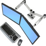 Ergotron LX Βάση Γραφείου για 2 Οθόνες έως 27