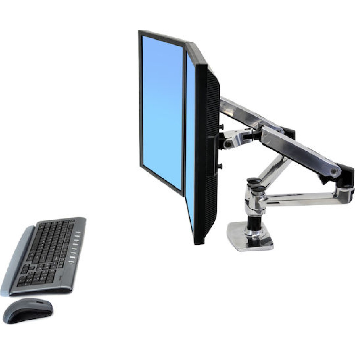 Ergotron LX Βάση Γραφείου για 2 Οθόνες έως 27