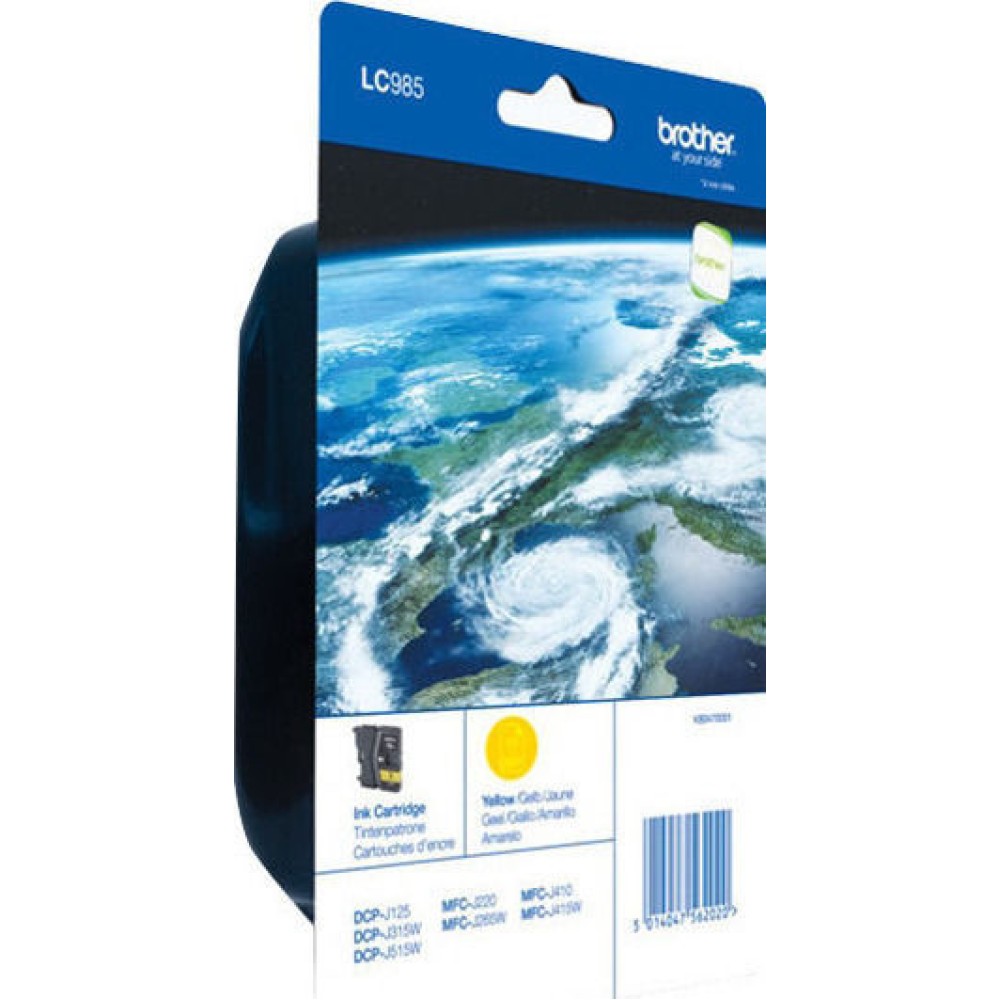 Brother LC985 Γνήσιο Μελάνι Εκτυπωτή InkJet Κίτρινο (LC-985Y)