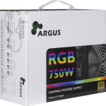 Inter-Tech Argus RGB-750W CM II 750W Μαύρο Τροφοδοτικό Υπολογιστή Semi Modular 80 Plus Gold