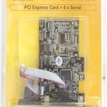 DeLock Κάρτα PCIe σε 4 θύρες RS232 DB9 Serial