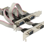 DeLock Κάρτα PCIe σε 4 θύρες RS232 DB9 Serial