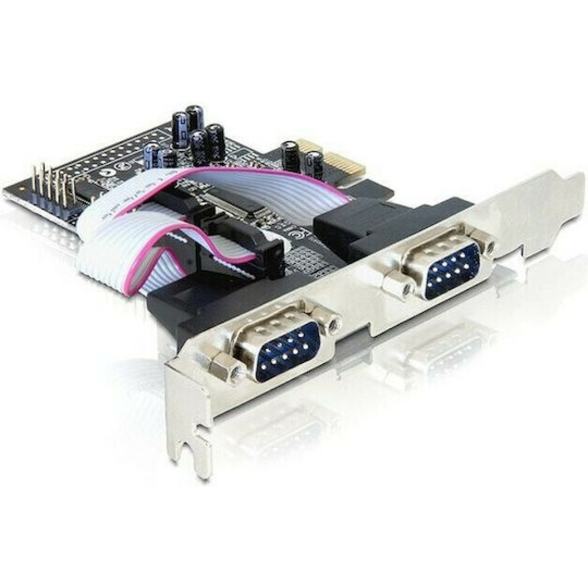 DeLock Κάρτα PCIe σε 4 θύρες RS232 DB9 Serial