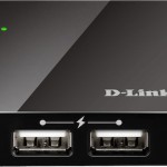 D-Link DUB-H4 USB 2.0 Hub 4 Θυρών με σύνδεση USB-A και Εξωτερική Παροχή Ρεύματος