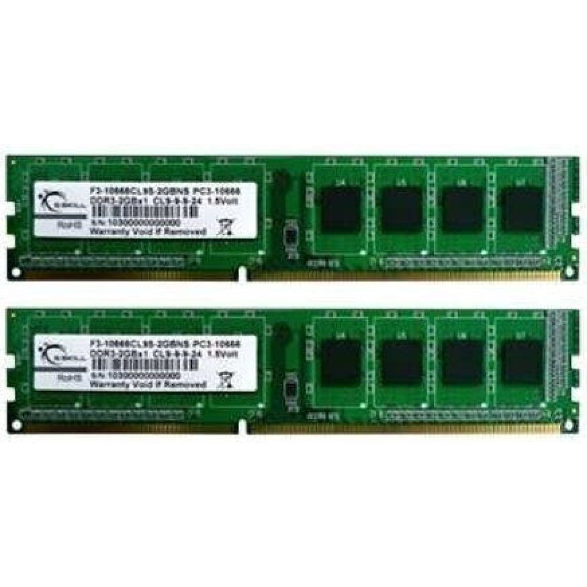 G.Skill Dualkit DDR3 4GB RAM με 2x2GB Modules και Ταχύτητα 1333 για Desktop