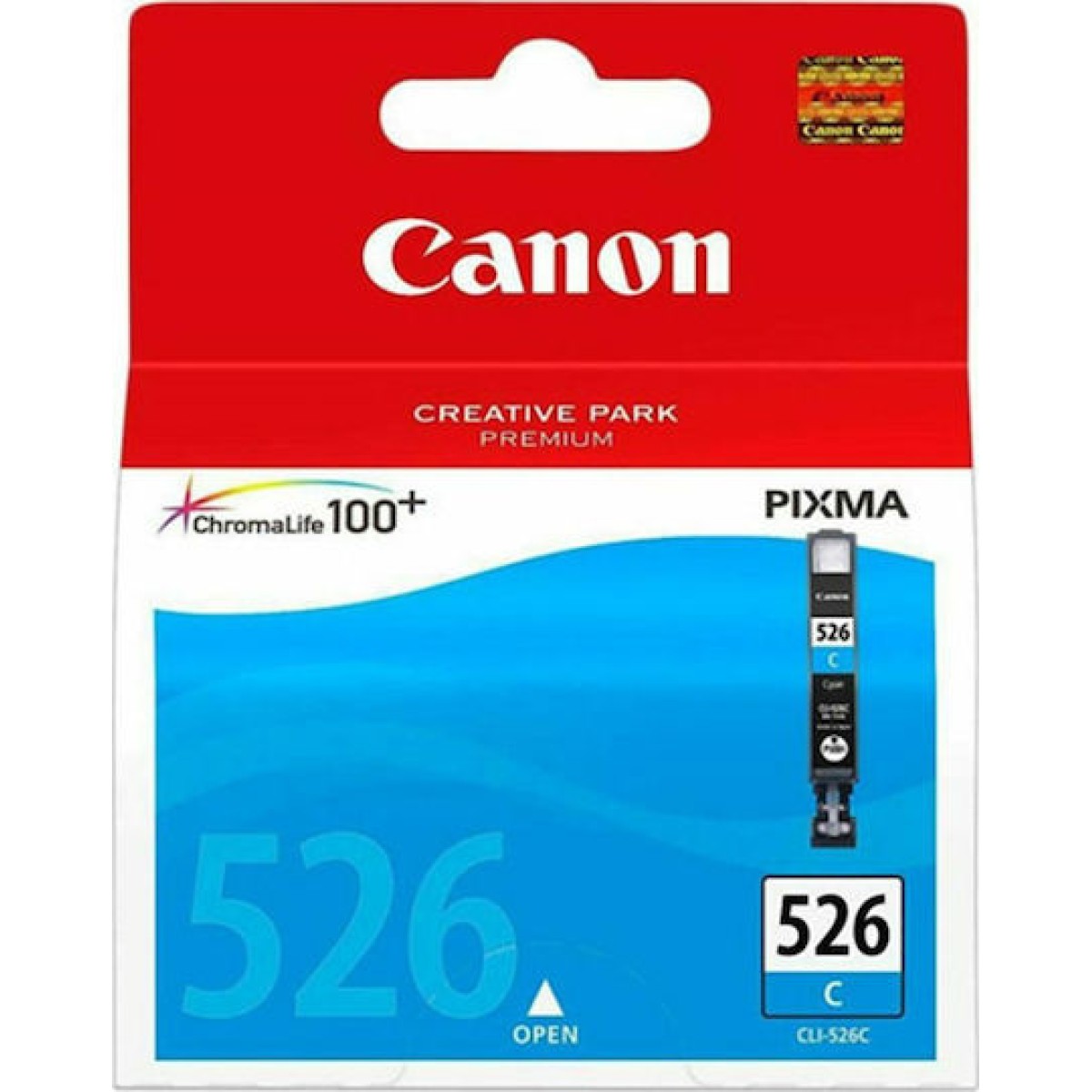 Canon CLI-526 Γνήσιο Μελάνι Εκτυπωτή InkJet Κυανό (4541B001)