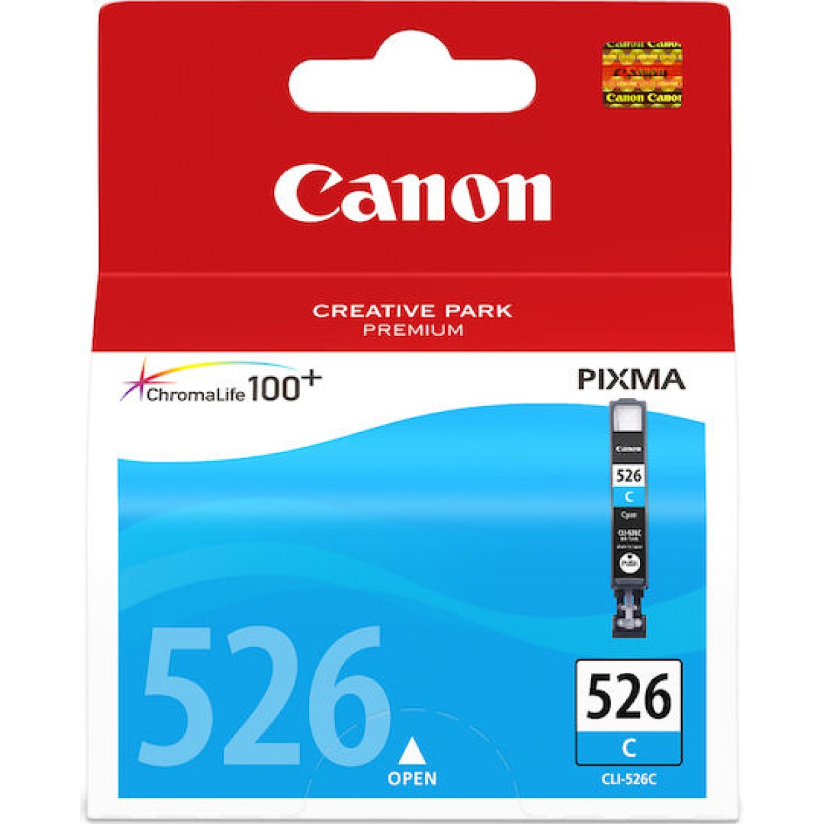 Canon CLI-526 Γνήσιο Μελάνι Εκτυπωτή InkJet Κυανό (4541B001)