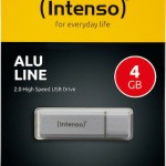 Intenso Alu Line 4GB USB 2.0 Stick Ασημί