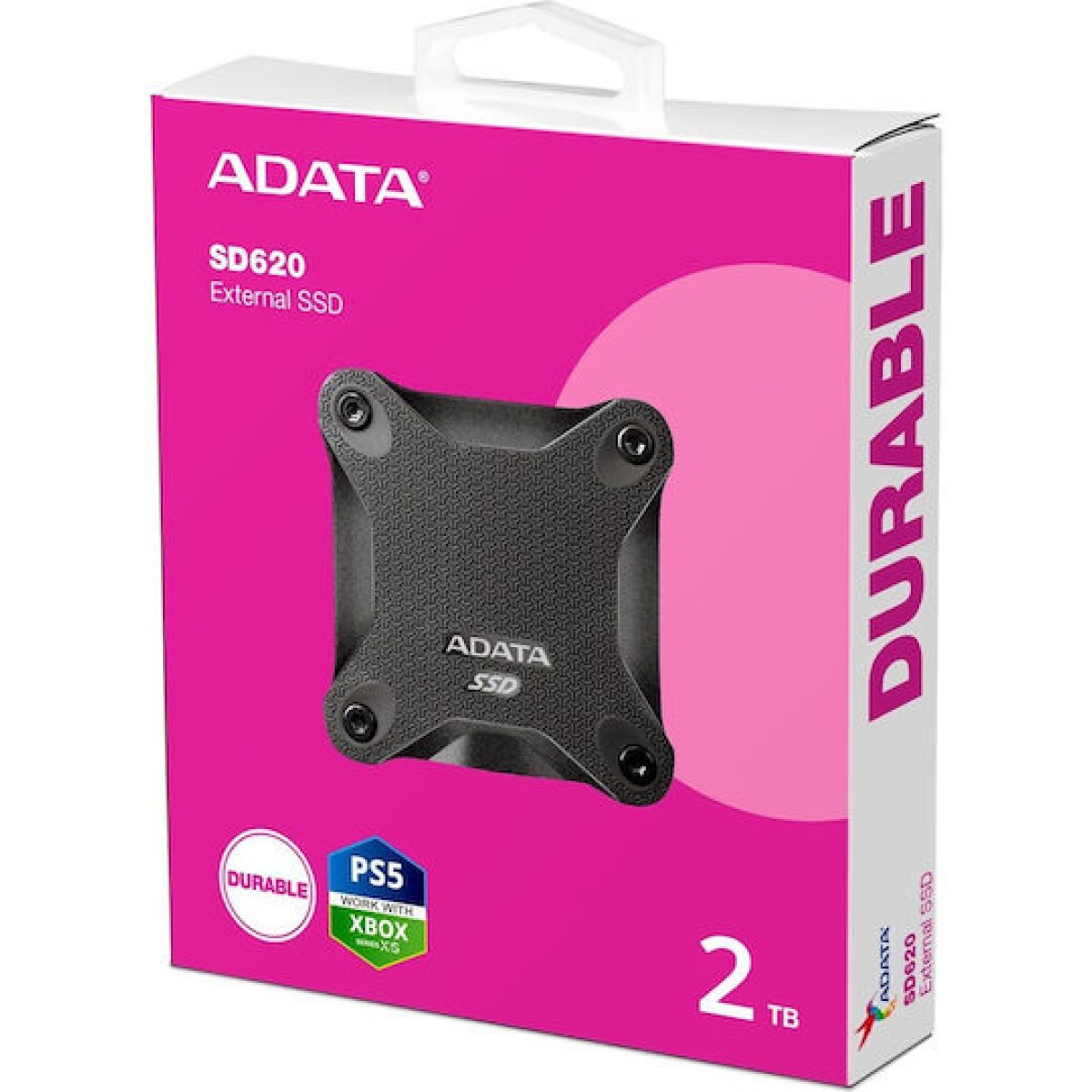 Adata SD620 USB 3.2 Εξωτερικός SSD 2TB Μαύρο