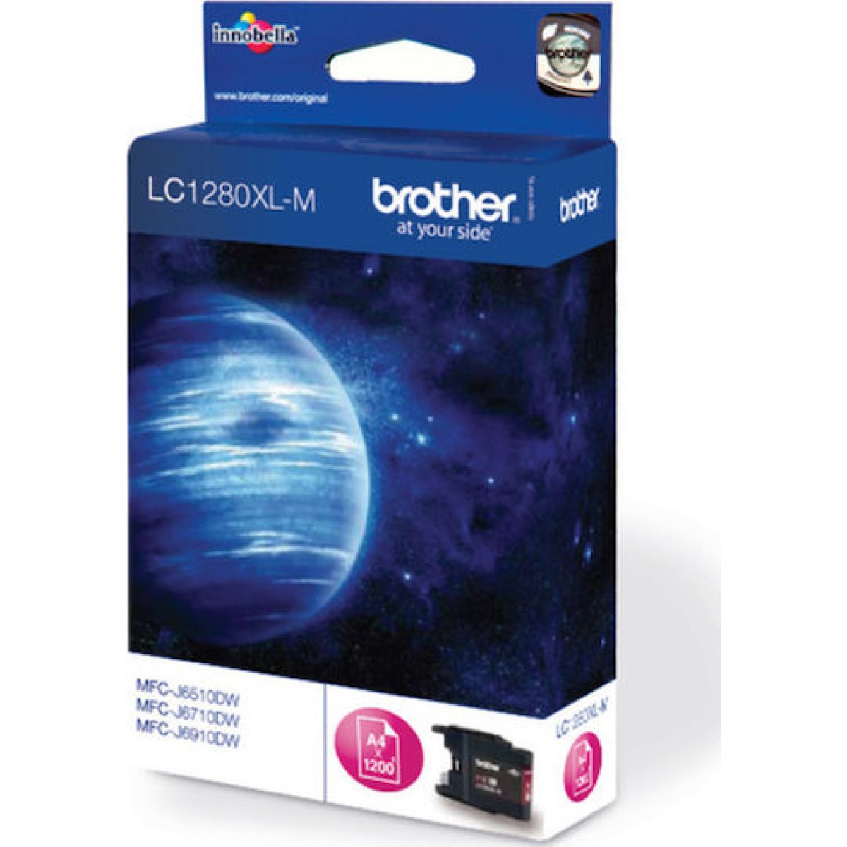 Brother LC1280XL Γνήσιο Μελάνι Εκτυπωτή InkJet Ματζέντα (LC-1280XLM)