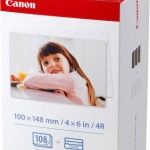 Canon KP-108IN Φωτογραφικό Χαρτί Selphy CP A6 (10x15) για Εκτυπωτές Θερμικής Εξάχνωσης/Μεταφοράς 108 Φύλλα